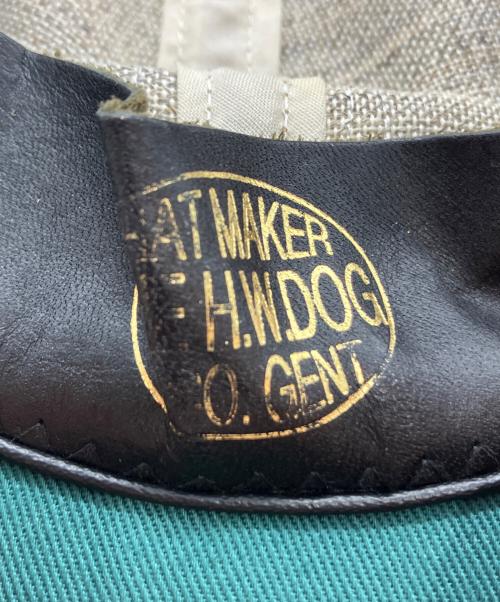 H.W.DOG&CO.（エイチダブリュードッグアンドコー）H.W.DOG&CO. (エイチダブリュードッグアンドコー) キャップ カーキ サイズ:ONEの古着・服飾アイテム