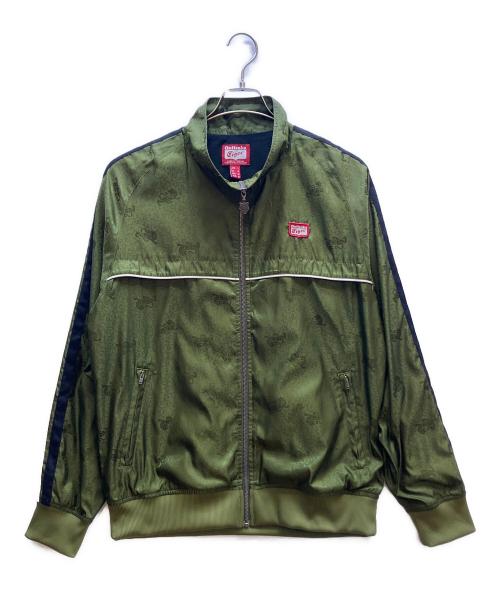 Onitsuka Tiger（オニツカタイガー）Onitsuka Tiger (オニツカタイガー) ブルゾン グリーン サイズ:Lの古着・服飾アイテム