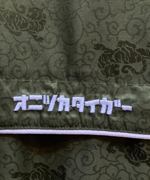 Onitsuka Tiger（オニツカタイガー）Onitsuka Tiger (オニツカタイガー) ブルゾン グリーン サイズ:Lの古着・服飾アイテム