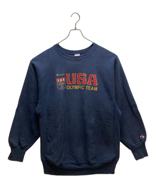 Champion REVERSE WEAVE（チャンピオン リバース ウィーブ）Champion REVERSE WEAVE (チャンピオン リバース ウィーブ) リバースウィーブスウェット ネイビー サイズ:XXLの古着・服飾アイテム