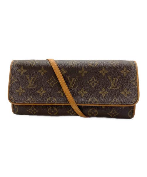 LOUIS VUITTON（ルイ ヴィトン）LOUIS VUITTON (ルイ ヴィトン) ポシェットツインGM ブラウンの古着・服飾アイテム