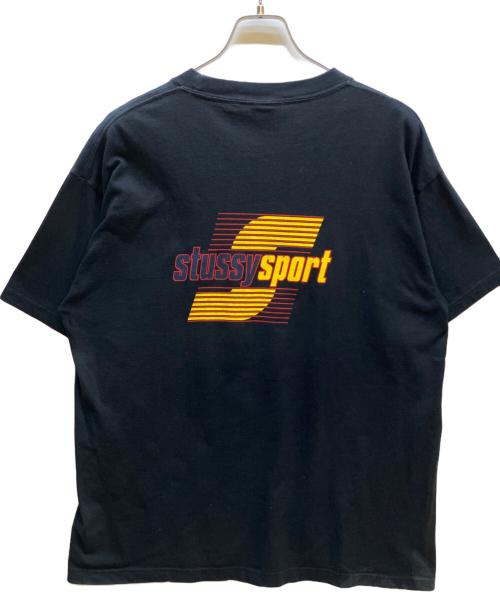 stussy（ステューシー）stussy (ステューシー) 半袖カットソー ブラック サイズ:Lの古着・服飾アイテム