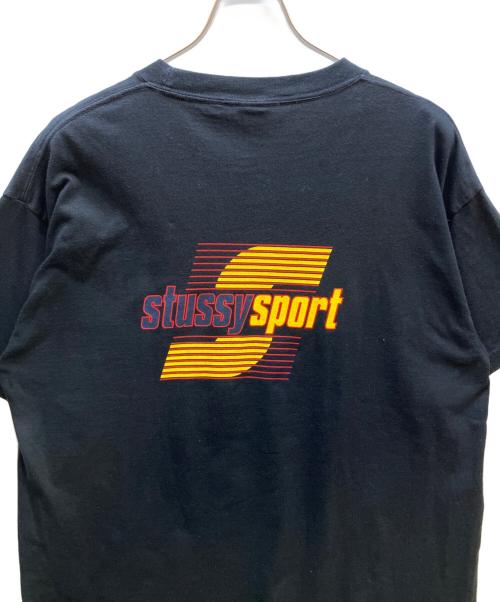 stussy（ステューシー）stussy (ステューシー) 半袖カットソー ブラック サイズ:Lの古着・服飾アイテム