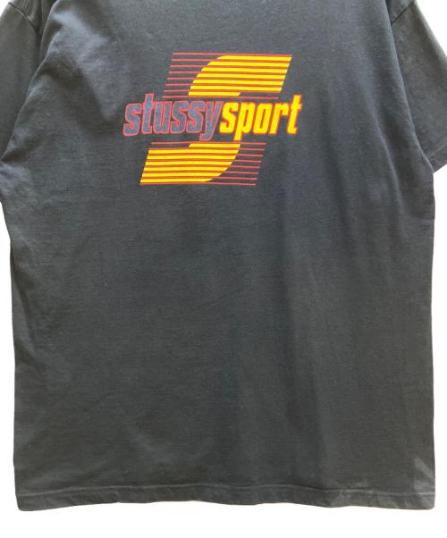 stussy（ステューシー）stussy (ステューシー) 半袖カットソー ブラック サイズ:Lの古着・服飾アイテム