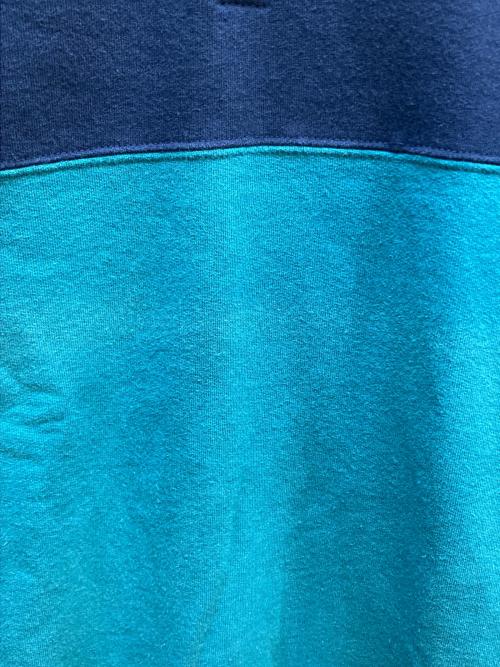 SUPREME（シュプリーム）SUPREME (シュプリーム) 2トーンリフレクティブハーフジップスウェット ブルー×グリーン サイズ:XLの古着・服飾アイテム