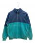 SUPREME（シュプリーム）の古着「2トーンリフレクティブハーフジップスウェット」｜ブルー×グリーン