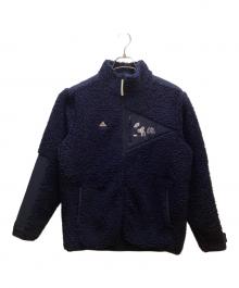 adidas GOLF（アディダスゴルフ）の古着「PLAY GREEN ボアフリース 長袖フルジップジャケット」｜ネイビー