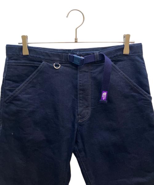 THE NORTHFACE PURPLELABEL（ザ・ノースフェイス パープルレーベル）THE NORTHFACE PURPLELABEL (ザ・ノースフェイス パープルレーベル) ウェビングベルトデニムパンツ インディゴ サイズ:81ｃｍの古着・服飾アイテム