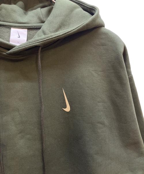 NIKE（ナイキ）NIKE (ナイキ) BLLIE EILISH フリースパーカー グリーン サイズ:Lの古着・服飾アイテム
