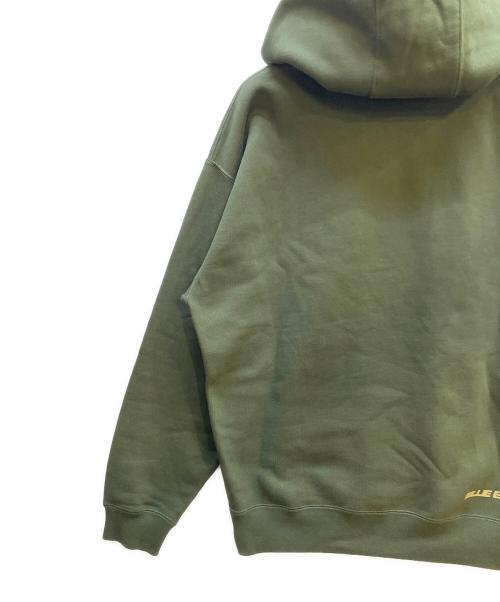 NIKE（ナイキ）NIKE (ナイキ) BLLIE EILISH フリースパーカー グリーン サイズ:Lの古着・服飾アイテム