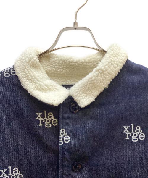 X-LARGE（エクストララージ）X-LARGE (エクストララージ) デニムボアジャケット ネイビー サイズ:XLの古着・服飾アイテム