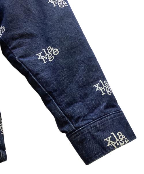 X-LARGE（エクストララージ）X-LARGE (エクストララージ) デニムボアジャケット ネイビー サイズ:XLの古着・服飾アイテム