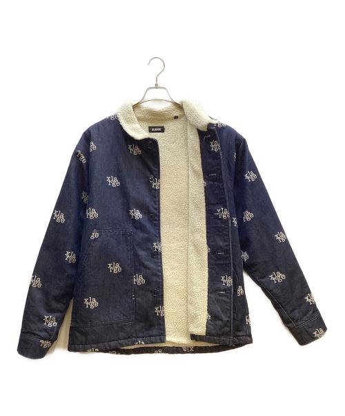 X-LARGE（エクストララージ）X-LARGE (エクストララージ) デニムボアジャケット ネイビー サイズ:XLの古着・服飾アイテム