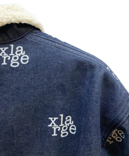 X-LARGE（エクストララージ）X-LARGE (エクストララージ) デニムボアジャケット ネイビー サイズ:XLの古着・服飾アイテム