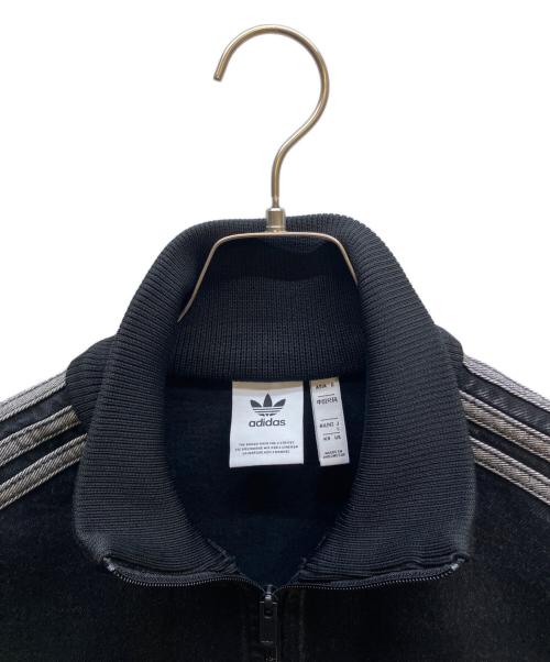 adidas（アディダス）adidas (アディダス) デニム ファイヤーバード トラックトップ ブラック サイズ:Sの古着・服飾アイテム