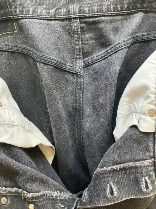 LEVI'S（リーバイス）LEVI'S (リーバイス) 後染めブラックデニム ブラック サイズ:W36L29の古着・服飾アイテム