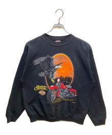 HARLEY-DAVIDSON（ハーレーダビッドソン）の古着「HARLEY-DAVIDSON　スウェット」｜ブラック