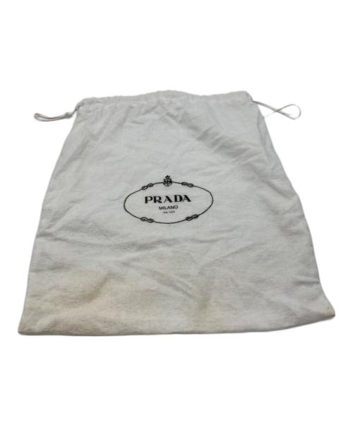 PRADA（プラダ）PRADA (プラダ) ナイロンショルダーバッグ ブラックの古着・服飾アイテム