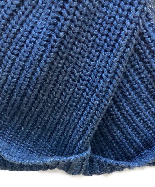 BLUE BLUE（ブルーブルー）BLUE BLUE (ブルーブルー) 圧縮ニットジャケット ネイビー サイズ:1の古着・服飾アイテム