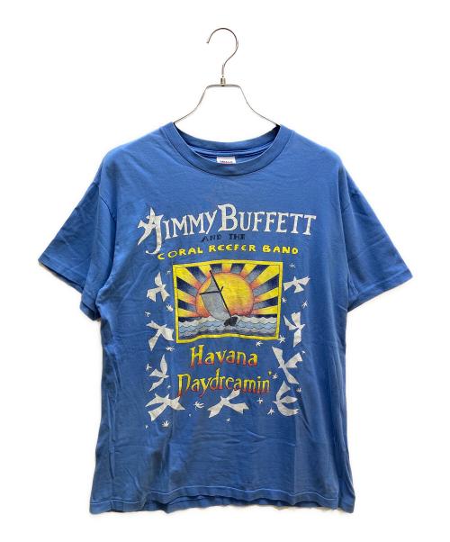anvil（アンヴィル）anvil (アンヴィル) ジミーバフェット TOUR 1997　半袖カットソー ブルー サイズ:Lの古着・服飾アイテム