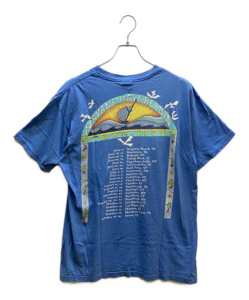 anvil（アンヴィル）anvil (アンヴィル) ジミーバフェット TOUR 1997　半袖カットソー ブルー サイズ:Lの古着・服飾アイテム