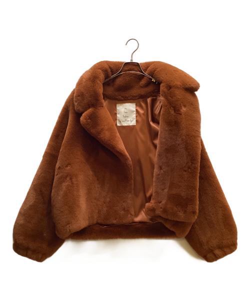 Sea Room lynn（シールームリン）Sea Room lynn (シールームリン) フェイクファーコート オレンジ サイズ:FREEの古着・服飾アイテム