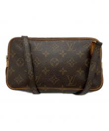 LOUIS VUITTON（ルイ ヴィトン）の古着「モノグラム ポシェット マルリー バンドリエール」｜ブラウン