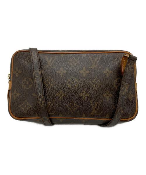 LOUIS VUITTON（ルイ ヴィトン）LOUIS VUITTON (ルイ ヴィトン) モノグラム ポシェット マルリー バンドリエール ブラウンの古着・服飾アイテム