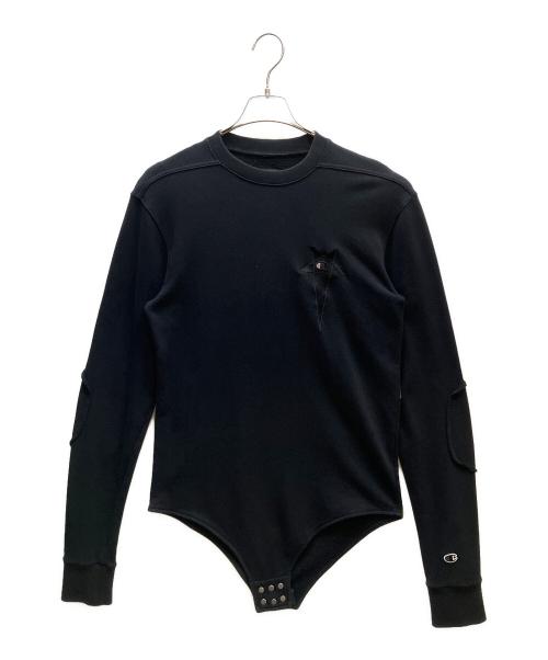 Champion（チャンピオン）Champion (チャンピオン) RICK OWENS (リックオウエンス) Logo Embroidered Sweat ブラック サイズ:Mの古着・服飾アイテム