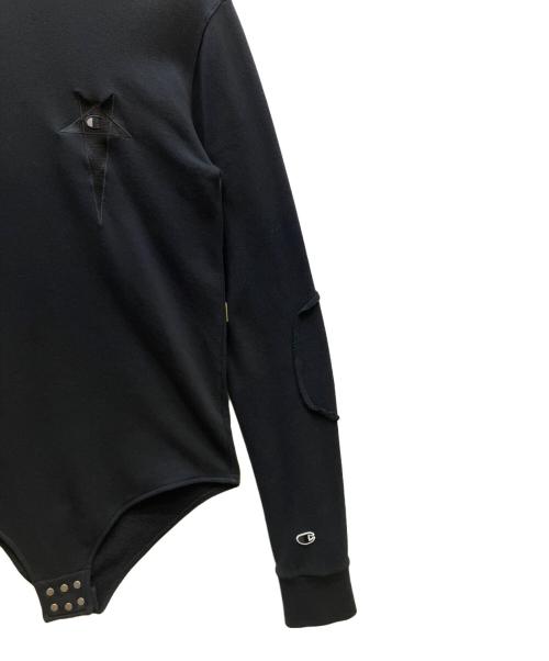 Champion（チャンピオン）Champion (チャンピオン) RICK OWENS (リックオウエンス) Logo Embroidered Sweat ブラック サイズ:Mの古着・服飾アイテム
