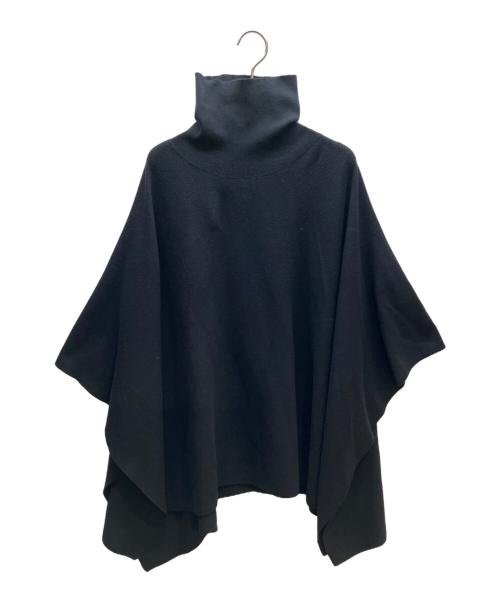 anuans（アニュアンス）anuans (アニュアンス) ケープニット ブラック サイズ:FREEの古着・服飾アイテム