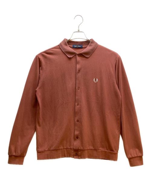 FRED PERRY（フレッドペリー）FRED PERRY (フレッドペリー) 長袖シャツ ブラウン サイズ:Mの古着・服飾アイテム