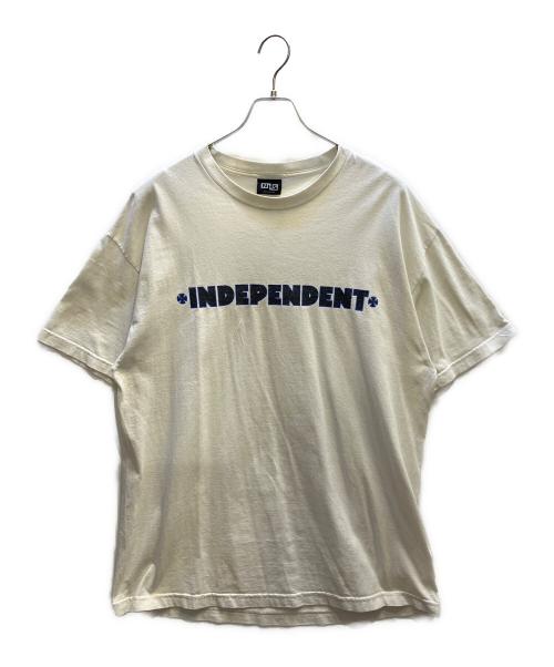 INDEPENDENT（インディペンデント）INDEPENDENT (インディペンデント) 半袖カットソー ホワイト サイズ:XLの古着・服飾アイテム