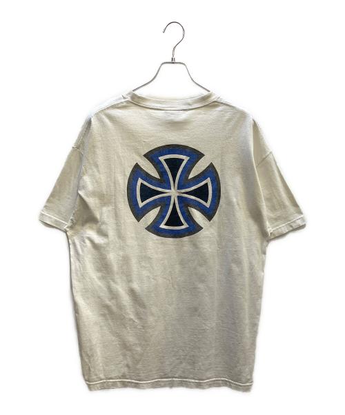 INDEPENDENT（インディペンデント）INDEPENDENT (インディペンデント) 半袖カットソー ホワイト サイズ:XLの古着・服飾アイテム