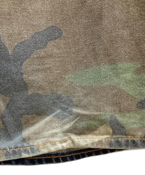 KOJIMA GENES（コジマジーンズ）KOJIMA GENES (コジマジーンズ) デニムパンツ ブルー&カモフラージュ サイズ:34の古着・服飾アイテム