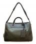 PELLE MORBIDA (ペッレモルビダ) 2WAYブリーフケース グレー：25000円
