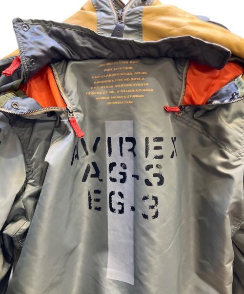 AVIREX（アヴィレックス）AVIREX (アヴィレックス) ミリタリージャケット オリーブ サイズ:2XLの古着・服飾アイテム