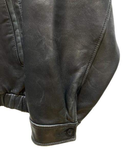 CHAPS（チャップス）CHAPS (チャップス) レザージャケット ブラック サイズ:XXLの古着・服飾アイテム