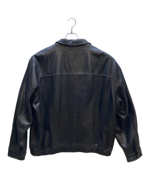 CHAPS（チャップス）CHAPS (チャップス) レザージャケット ブラック サイズ:XXLの古着・服飾アイテム