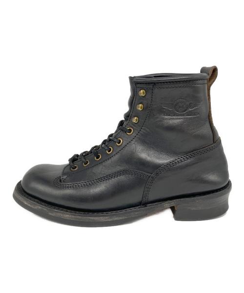 THE FLAT HEAD（ザ・フラットヘッド）THE FLAT HEAD (ザ・フラットヘッド) ホースハイドロガーブーツ ブラック サイズ:8　1/2の古着・服飾アイテム