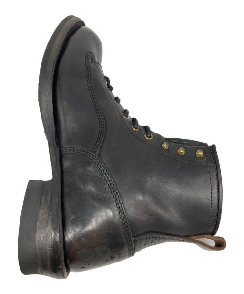 THE FLAT HEAD（ザ・フラットヘッド）THE FLAT HEAD (ザ・フラットヘッド) ホースハイドロガーブーツ ブラック サイズ:8　1/2の古着・服飾アイテム