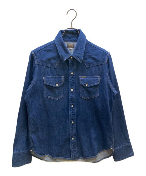 Deluxeware（デラックスウェア）Deluxeware (デラックスウェア) デニムウエスタンシャツ インディゴ サイズ:Lの古着・服飾アイテム