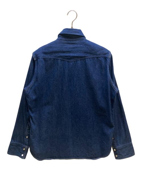Deluxeware（デラックスウェア）Deluxeware (デラックスウェア) デニムウエスタンシャツ インディゴ サイズ:Lの古着・服飾アイテム