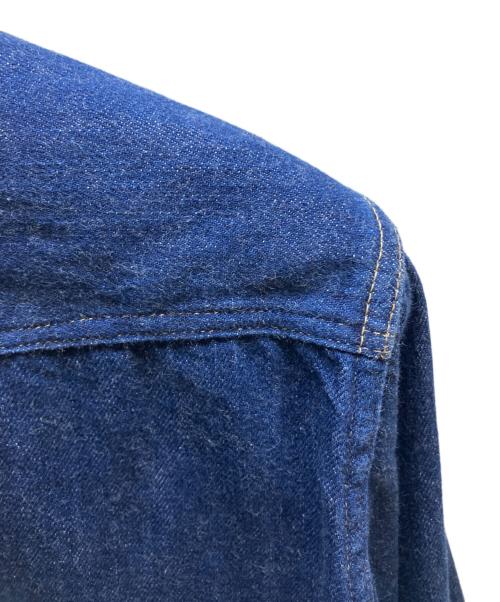 Deluxeware（デラックスウェア）Deluxeware (デラックスウェア) デニムウエスタンシャツ インディゴ サイズ:Lの古着・服飾アイテム