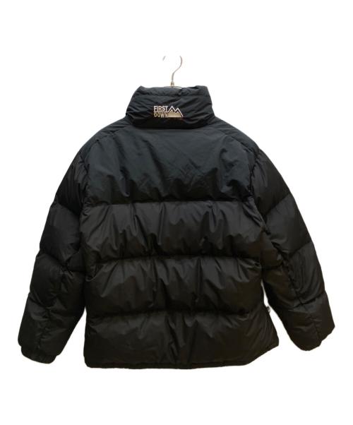 FIRST DOWN（ファーストダウン）FIRST DOWN (ファーストダウン) リバーシブルダウンジャケット ブラック サイズ:Lの古着・服飾アイテム