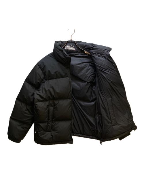 FIRST DOWN（ファーストダウン）FIRST DOWN (ファーストダウン) リバーシブルダウンジャケット ブラック サイズ:Lの古着・服飾アイテム