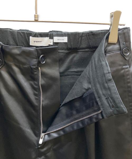 goyemon（ゴヱモン）goyemon (ゴヱモン) Synthetic Satin Tuck Pants ブラック サイズ:Mの古着・服飾アイテム