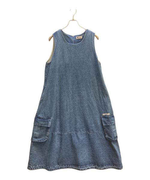 Naptime.（ナップタイム）Naptime. (ナップタイム) ノースリーブワンピース ブルー サイズ:FREEの古着・服飾アイテム