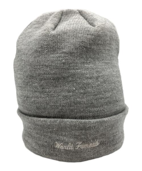 SUPREME（シュプリーム）Supreme (シュプリーム) New Era (ニューエラ) Cross Box Logo Beanie グレー サイズ:不明の古着・服飾アイテム