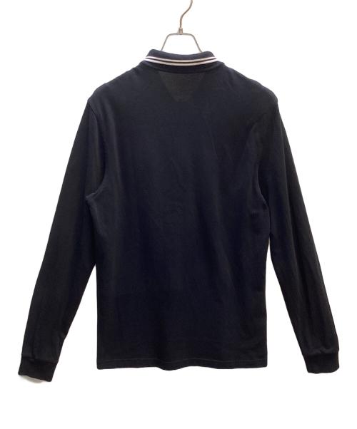 FRED PERRY（フレッドペリー）FRED PERRY (フレッドペリー) 長袖ポロシャツ ブラック サイズ:Lの古着・服飾アイテム